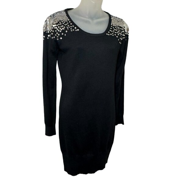 NWT Say What Sequined Sweater Dress  Body Con size M Women - Picture 2 of 6